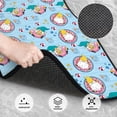 thumbnail image 3 of Vsdgher Gnome Pool Party Car Foot Mat Set of 4 Pieces Universal Floor Liner Car Accessories Fits Most Cars, Trucks, Vans, sedans, SUV, 3 of 7