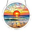 thumbnail image 1 of Tong Curtain Style Acrylic Puzzle Garden Design Window Hanging Home Birthday For, 1 of 4