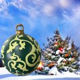 thumbnail image 4 of Bola inflable de Navidad de 60 cm, bola inflable de Navidad con brillo de PVC (estilo U), 4 of 5