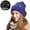 Royal Blue, variant on Youth Reflective Knit Beanie Hat For Sports Warm