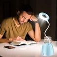 thumbnail image 5 of Soporte para teléfono móvil con luz de escritorio para lectura de dormitorio de niños, soporte para bolígrafo Flexible de 360 °, 5 of 5