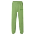 thumbnail image 4 of Zszcpp Work Pants Men Letter Print Solid Pockrt Daily Life Sports Long Running Cool Lounge Trousers Casual Trouser, 4 of 4