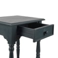 thumbnail image 6 of Decor Therapy Jane Nightstand Side Table with a Drawer, Shelf, Traditional Design, Navy 17"D x 14"W x 26"H, 6 of 6