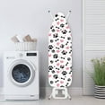 thumbnail image 3 of HELLHERO Dog paw 15" x 54" Ironing Board Cover, 3 Pairs of Hook and Loop Fastener Straps,Elastic Edges, Iron Board Cover with Scorch Resistant Thick Padding, 3 of 5