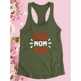 thumbnail image 3 of Best Mom Ever Festive Banner Racerback Tank Women -Image by Shutterstock, Female Small, 3 of 4