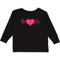 thumbnail image 3 of Inktastic heart monitor Valentines Day Boys or Girls Long Sleeve Toddler T-Shirt, 3 of 5