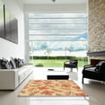 thumbnail image 6 of Ahgly Company Indoor Rectangle Patterned Neon Orange Area Rugs, 8' x 10', 6 of 6