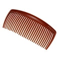 thumbnail image 4 of Unique Bargains 4 Pcs Classic Side Clip Hair Comb Teeth Hair Combs 4" Plastic Brown, 4 of 6