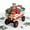 Red, variant on Classic Wagon with Wooden Bed & All-Terrain Wheels,Outdoor Pull Cart for Kids, Gardening, Beach,260lbs Capacity