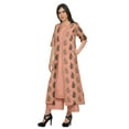 thumbnail image 4 of Moomaya 3 Pcs Indian Clothing For Women Chanderi Ethnic Wear Partywear Clothing, 4 of 4