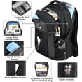 thumbnail image 3 of UKEIN Backpack for Adults Black Backpack with USB Charging Port Laptop Backpack Water Resistant Work Business Backpack for Men, 3 of 7