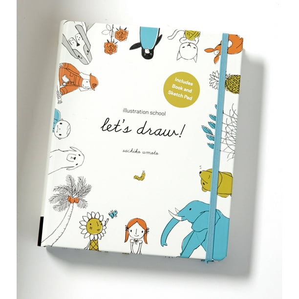 Illustration School: Let's Draw! : A Kit with Guided Book and Sketch Pad for Drawing Happy People, Cute Animals, and Plants and Small Creatures (Hardcover) Illustration School: Let's Draw! : A Kit with Guided Book and Sketch Pad for Drawing Happy People, Cute Animals, and Plants and Small Creatures (Hardcover)