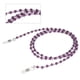 thumbnail image 5 of Qarigey Gafas de moda con perlas de imitación, cadena para el cuello, gafas de sol con cordón, accesorios para montura de gafas de lectura Cadenas y cordones para anteojos Violeta, 5 of 8