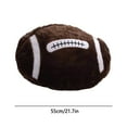 thumbnail image 3 of ZHANQUNE Sports Throw Pillows Set of 4 Soccer Basketball Baseball Football Shaped Stuffed Plush Pillows Soft Decorative Cushions for Bedroom Sofa Living Room Office, 3 of 6