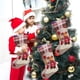 thumbnail image 3 of Medias de Navidad, Medias de Navidad clásicas de gran tamaño Santa Muñeco de nieve Reno Personaje de Navidad para decoración de fiestas Adepaton 2034489-3, 3 of 9