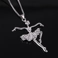 thumbnail image 4 of Collier Pendentif Danseuse de Noël pour Fille, Pendentifs de Danseuse de Ballet, 4 of 4