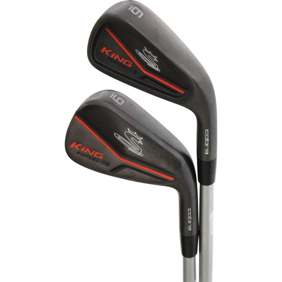 Pre-Owned Cobra King Pro Forged CB/MB Black 4-PW Iron Set Stiff +0.50 inch Steel