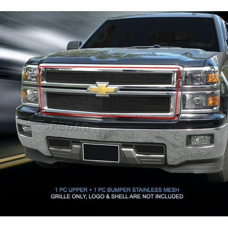 2006 Chevrolet Silverado Grille - Fedar Wire Mesh Grille Insert For 14-15 Chevrolet Silverado 1500 Z71