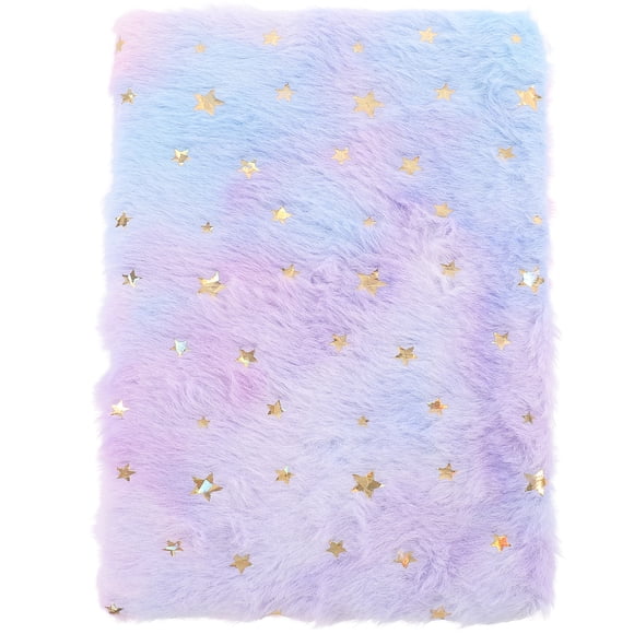 KAKOWELY Diario de peluche, cuaderno esponjoso, bloc de notas de dibujos animados, cuaderno de concha de peluche, cuaderno de oficina