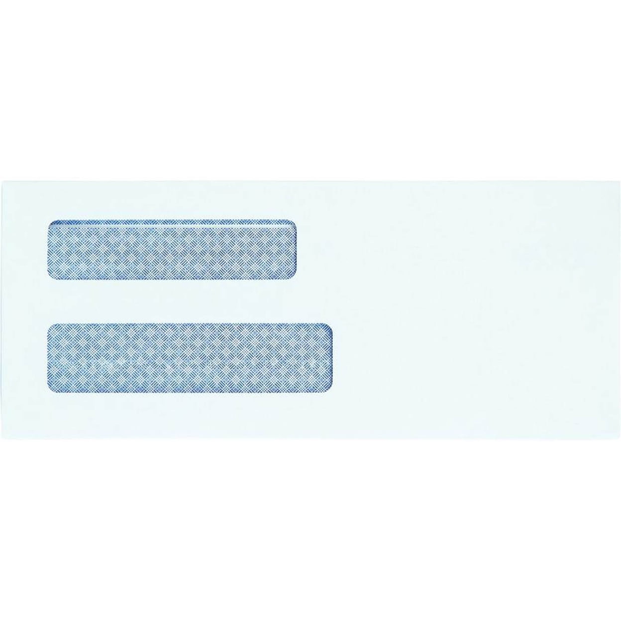 Quality Park Reveal-n-Seal Double Window Envelopes - Double Window -  5by8 - 8 5by8"W x 3 5by8" L- 24 lb - White
