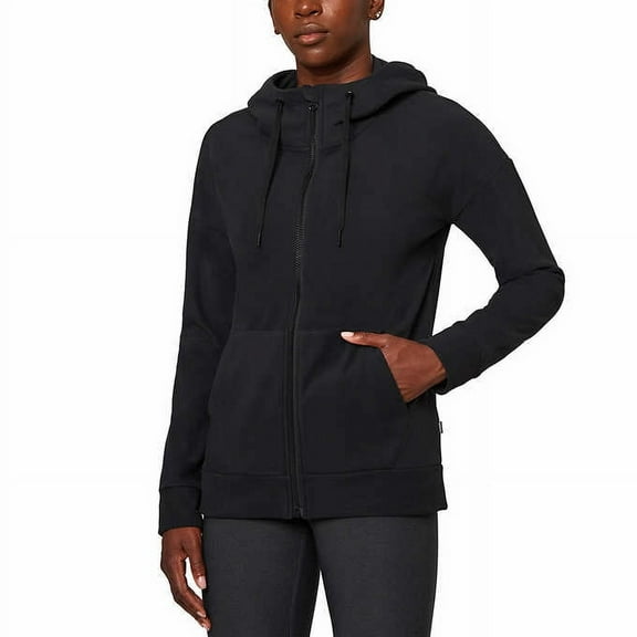 Mondetta Ladies Cozy Full Zip Jacket (XSmall, Black)