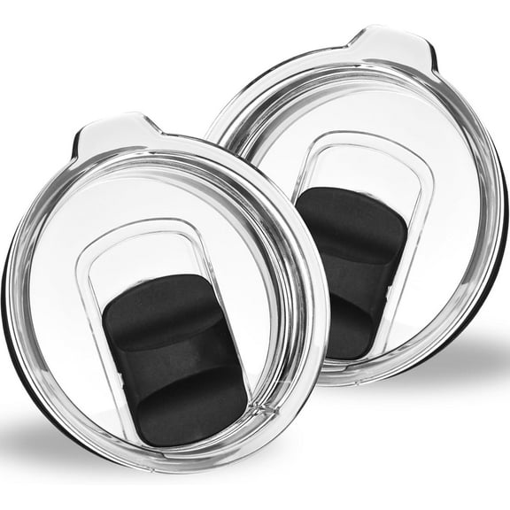 2 Pack Tumbler Lid 30 oz Replacement, Magnetic Replacement Covers for 30 oz Tumbler, 14 oz Mug and 35 oz Straw Mug, Replacement Cover, Spill Proof, For Car, Gym, Outdoo