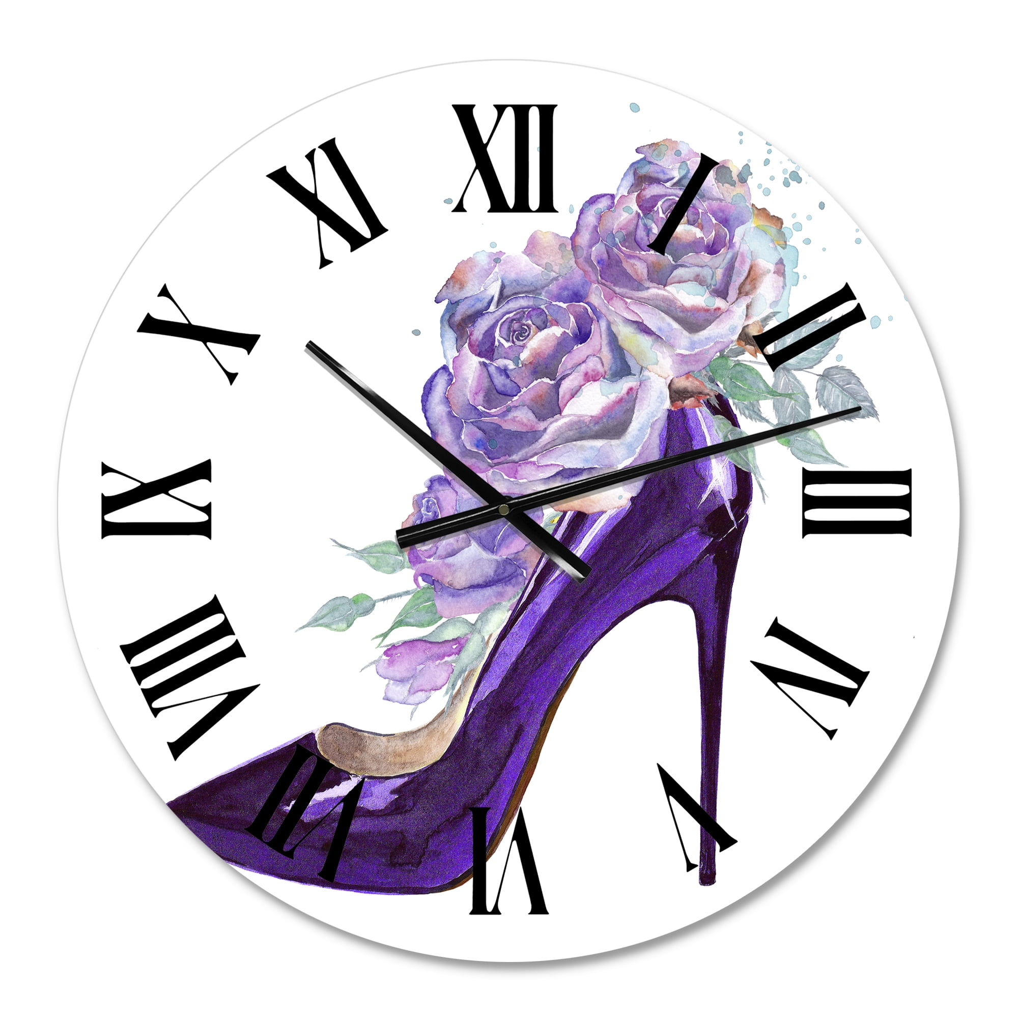 Designart 1 in Quartz Traditional Wall Clock