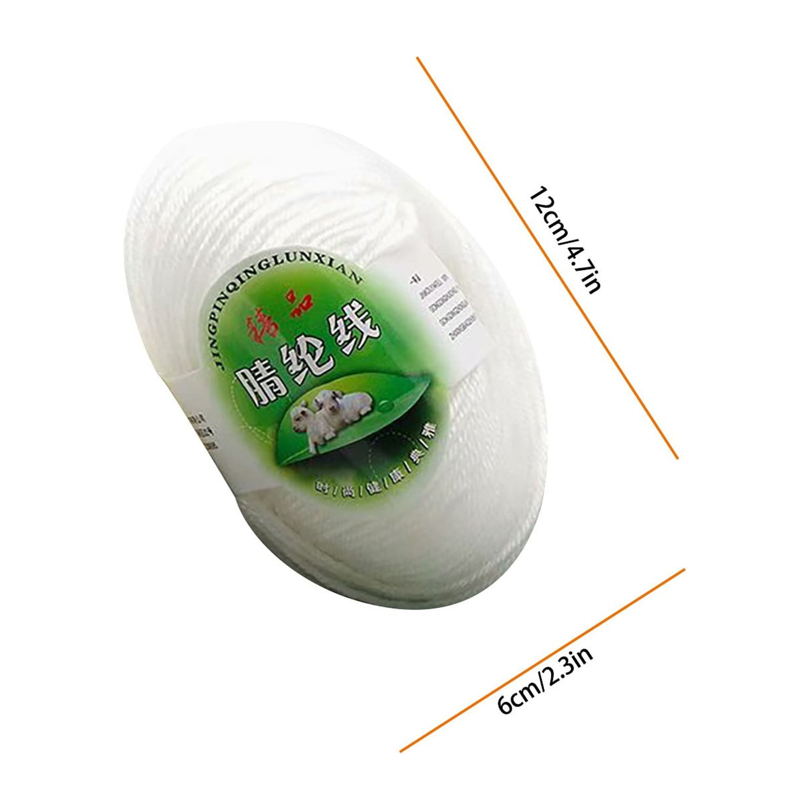 Dainzusyful Yarn Accessories 50g Wool Roving Scarf Knit Wool