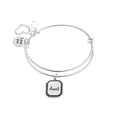 thumbnail image 3 of LeCalla 925 Sterling Silver Aunt Expandable Wire Multi-Charm Bangle Bracelet for Women, 3 of 7