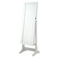 thumbnail image 1 of Coaster Contemporary Wood Cheval Storage Jewelry Armoire Mirror in Gray, 1 of 3