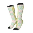 thumbnail image 2 of Fotbe Daisies Flowers print Women's Men's Novelty Crew Socks Cotton Socks Knee High Socks for Walking,Running,Nurses,Pregnancy, 2 of 8