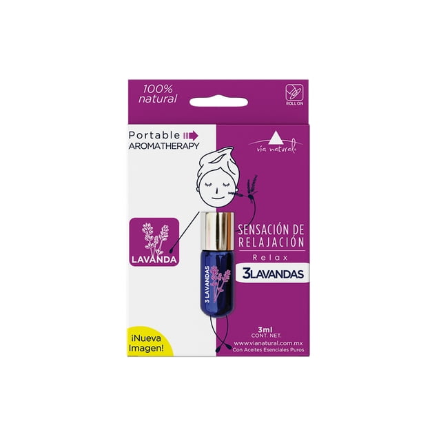 Roll On LAVANDA Aromaterapia. ¡Relajación Para llevar! VN NA