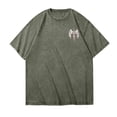 thumbnail image 4 of Womens Short Sleeve Tunic Top Graphic Tee For Distressed Casual Crewneck T Shirt Printed Fashion Clothes, 4 of 5