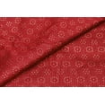 thumbnail image 3 of TRILOKI Geometric Fabric Red Jacquard Embroidery Poly Brocade 44 Sewing DIY Crafting Fashion Design Fabric By The Yard, 3 of 4