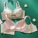 thumbnail image 4 of Ropa interior de lactancia con encaje bordado push-up sin aros de acero para senos paramaribo sujetador de lactancia con hebilla abierta sujetador ajustable, 4 of 5