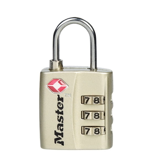 Candado para equipaje Master Lock 4680DNKL con 3 esferas combinadas de metal