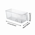 thumbnail image 3 of Super Easy To Use Freezer Plastic Freezer With Pull Out Handle Transparent Storage Bucket Suitable For Home Bar Restaurant Food Storage Home Decor, 3 of 7