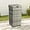 Grey, variant on LYYHTY Wicker Patio Trash Can, 27 Gallon Rattan Trash Can with Removable Lid, Outdoor Wicker Waste Basket, Wast Container (Brown)