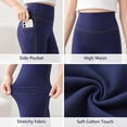 thumbnail image 5 of CALLINOX Girls Leggings High Waist Stretch Athletic Yoga Pants With Pockets For Kids 4T-16, 5 of 7