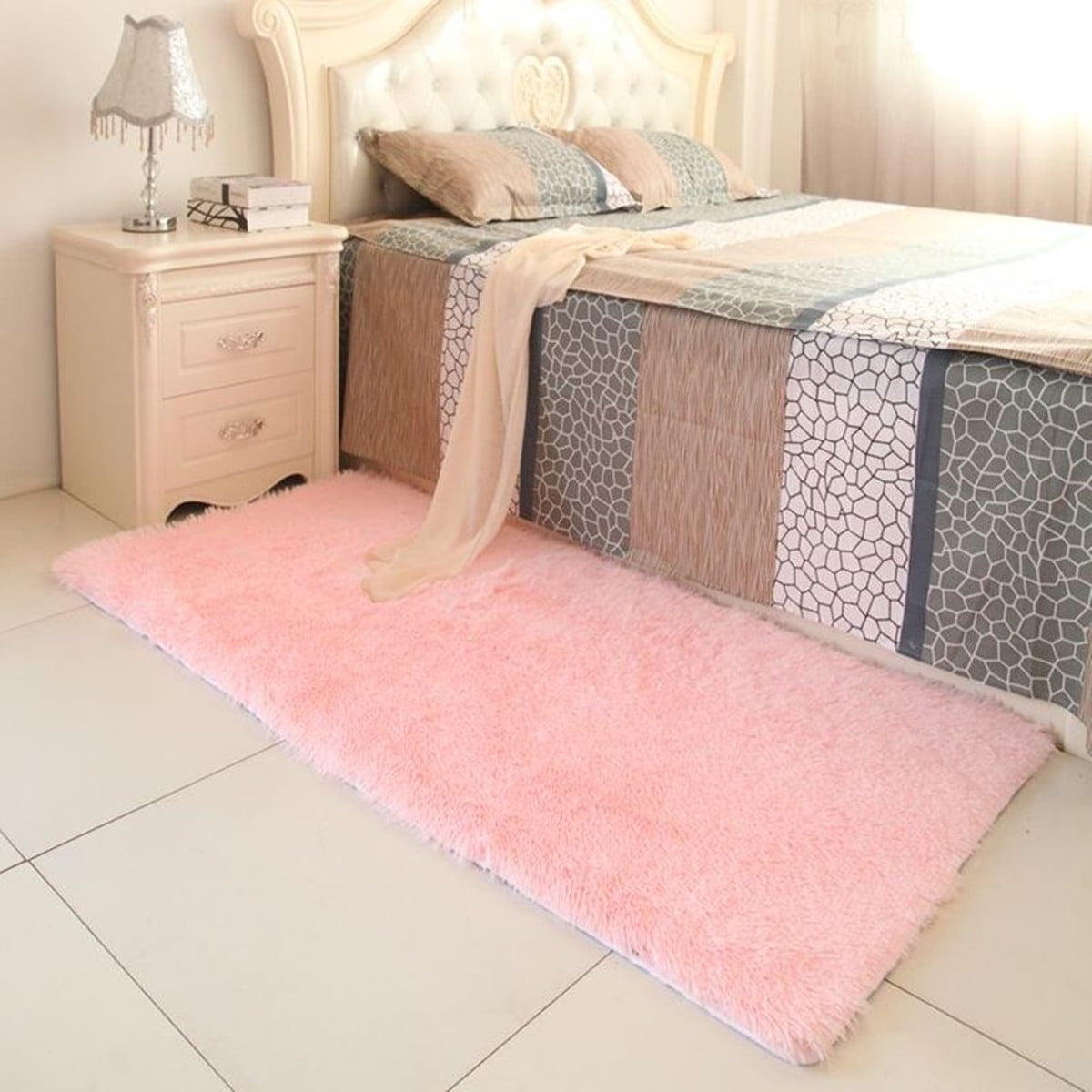 48 X 32 Soft Fluffy Rugs Anti Skid Gy Area Rug Dining Room Soft Fluffy Rugs Anti Skid Gy