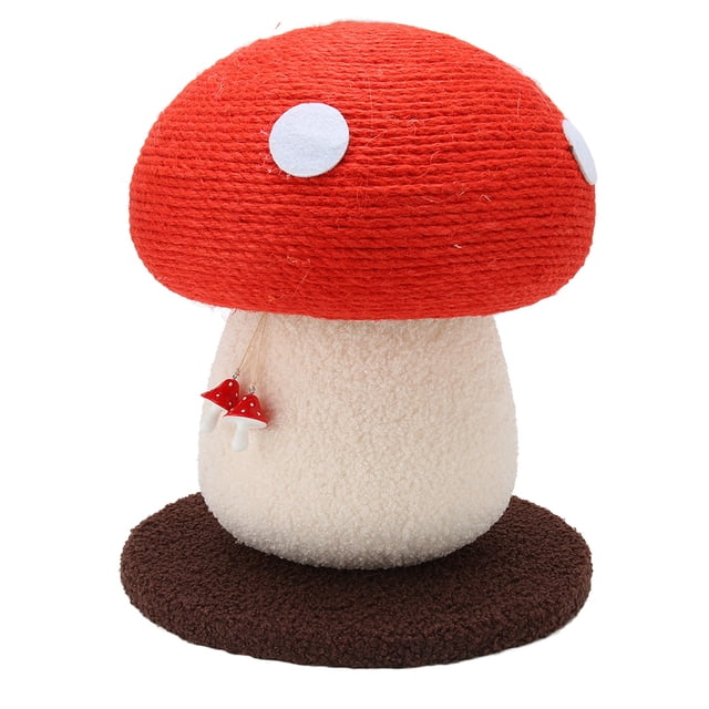 Sisal Board Scratcher,Mushroom Shaped Cat Scratch Cute Cat Scratching Post Mushroom Cat Scratching Post Maximized Efficiency