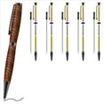 thumbnail image 2 of Kit de 10 Bolígrafos Delgados para Torneado de Madera, Bolígrafo Giratorio de 7 mm con Recarga, Ideal para Regalos de Bricolaje, Color Negro., 2 of 5