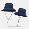 thumbnail image 1 of LinYooLi Big Hat Rear Sun Fisherman Hat Female Summer Anti -Ultraviolet Sunscreen Sun Hat Fast Dry Travel Mountaineering Cap, 1 of 9
