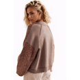 thumbnail image 2 of Cárdigan D-Sun casual con estampado de leopardo y botones para mujer, 2 of 5