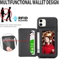 thumbnail image 2 of for iPhone 11 Case with Card Holder,Kickstand for iPhone 11 Wallet Case,RFID Blocking,Camera Protector,PU Leather Shockproof Protective Flip Cover for iPhone 11 Phone Case (Black), 2 of 14