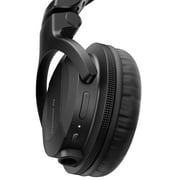 Pioneer DJ HDJ-CUE1BT Black Wireless Bluetooth Headphones with Pink Ear Pad Accessories Package