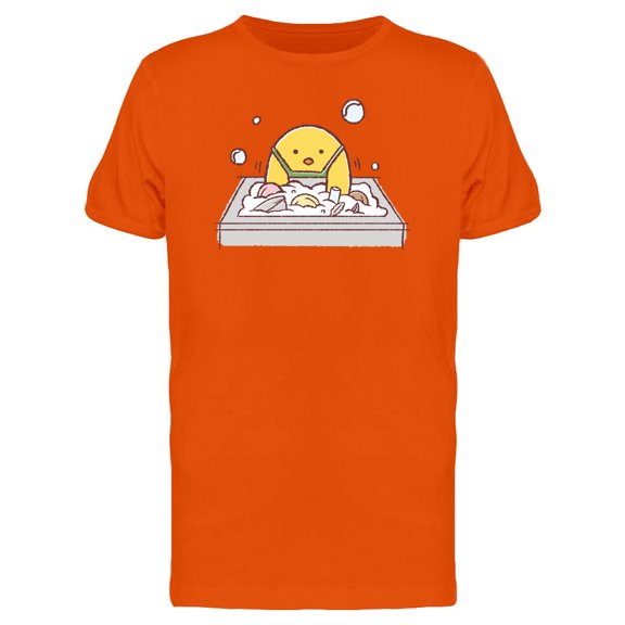 Chicken Washing The Dishes Tee Men's -Image by Shutterstock