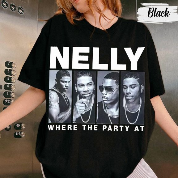 Nelly Rap Shirt, Where The Party At shirt, Nelly Graphic Shirt, Where The Party At Merch, Nelly Concert Merch, Nelly Fan, Nelly Rapper Merch