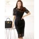 thumbnail image 1 of H Han Queen-vestido de tubo ajustado para mujer, Vestidos de fiesta elegantes simples, Vestidos de encaje de oficina con cuello redondo, gran oferta, Verano, 1 of 4