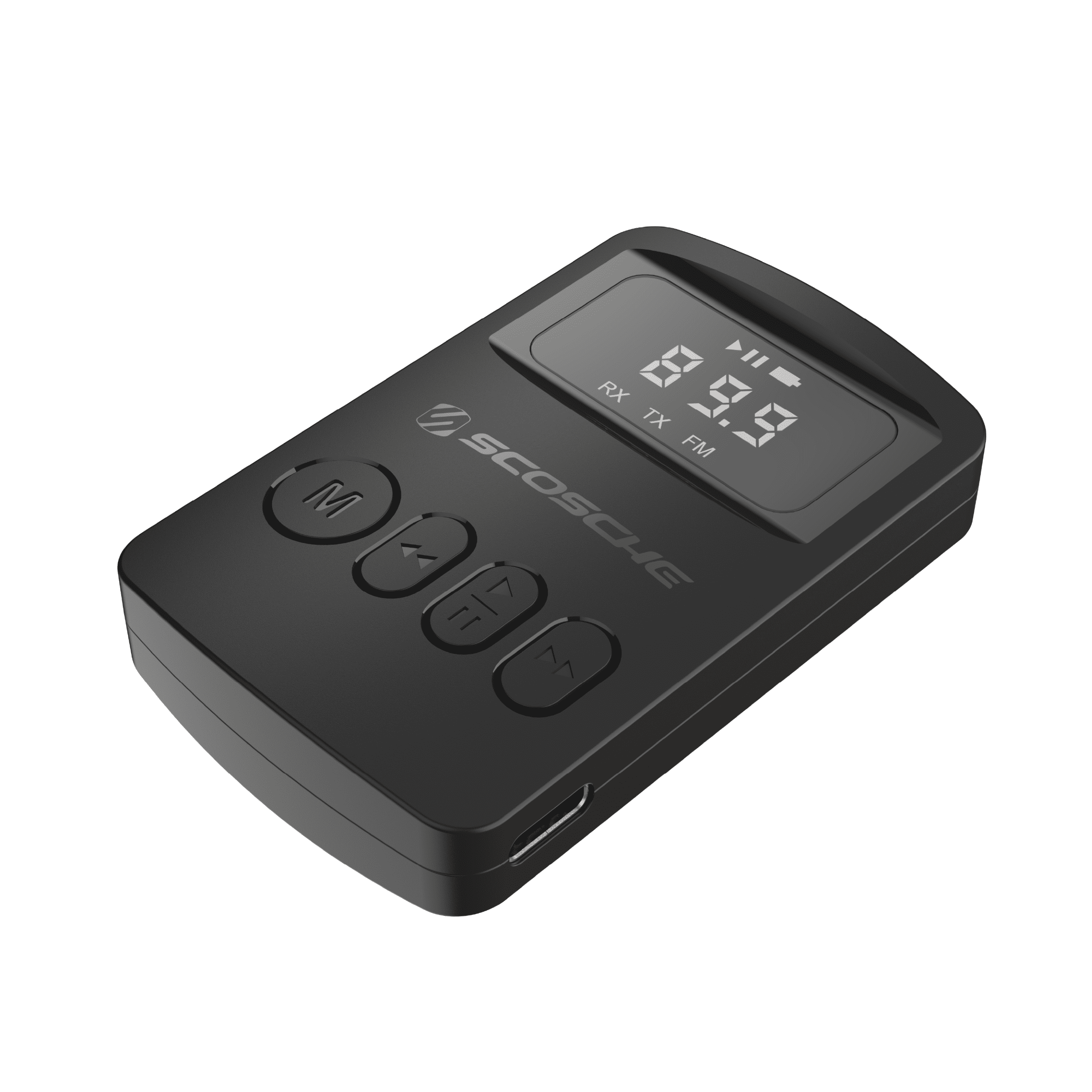 Scosche BTTRFMSP1 Wireless Bluetooth® Audio FM Transmitter Compatible W/ Most Bluetooth Devices